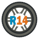 Легковые шины R14