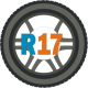 Легковые шины R17
