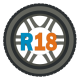 Легковые шины R18