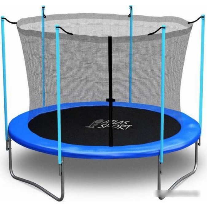 Atlas Sport 252 см - 8ft (с лестницей, внутренняя сетка, синий)