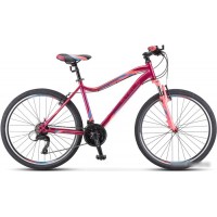 Велосипед Stels Miss 5000 V 26 V050 р.17 2023 (вишневый/розовый)