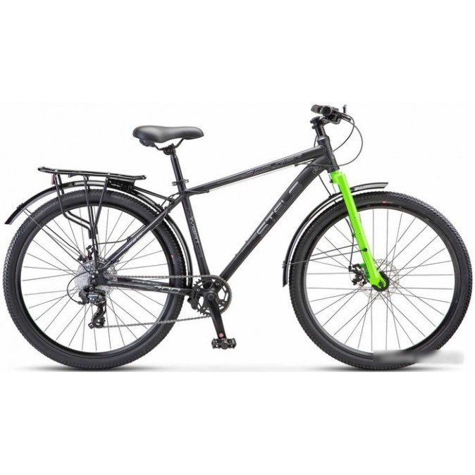 Stels Navigator 700 MD 27.5 р.17.5 Z010 Курьер 2024 (черный матовый)