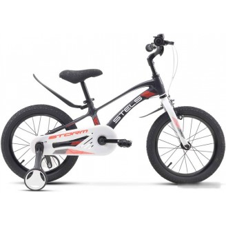 Детский велосипед Stels Storm KR 16 2024 (серый)