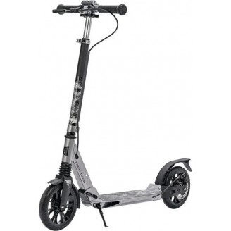 Двухколесный подростковый самокат Tech Team City Scooter Disk Brake 2024 (серый)