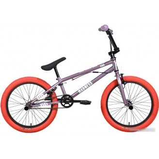 Велосипед Stark Madness BMX 2 2024 (фиолетово-серый/перламутр/красный)
