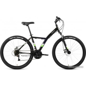 Велосипед Forward Dakota 27.5 2.0 D 2022 (черный/ярко-зеленый)