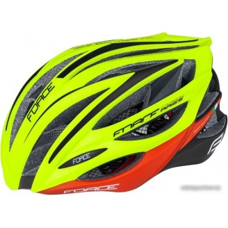Cпортивный шлем Force Aries Carbon S/M (салатовый/красный)