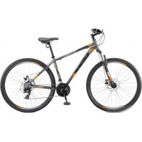 Велосипед Stels Navigator 900 MD 29 F020 р.19 2024 (темно-серый матовый/оранжевый)
