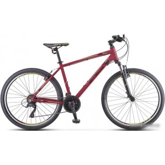 Велосипед Stels Navigator 590 V 26 K010 р.18 2023 (бордовый/салатовый)