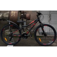 Велосипед Stels Navigator 610 MD 26 V040 р.14 2024 (черный/красный)