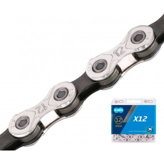 Цепь велосипедная KMC X12-126SLBK