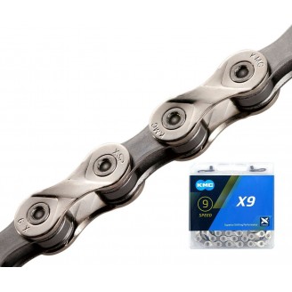 Цепь велосипедная KMC X9-116SLGR