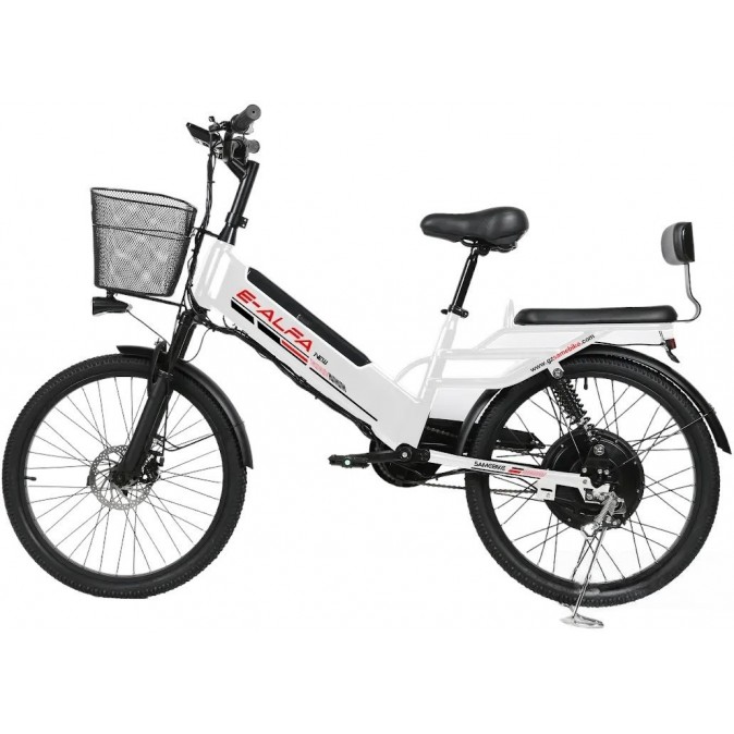 SameBike Е-Alfa New SB-E-ALFA350-36/10 (белый)