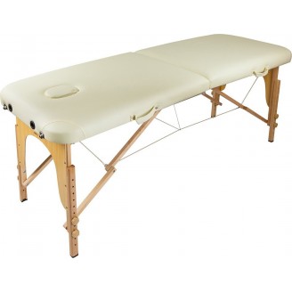 Массажный стол Atlas Sport складной 2-с деревянный 70 см (бежевый) Массажный стол Atlas Sport складной 2-с деревянный 70 см (бежевый)