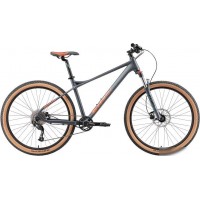 Велосипед Stark Hunter 27.3 HD XS 2025 (антрацит матовый/оранжевый металлик)