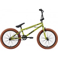 Велосипед Stark Madness BMX 2 2025 (ярко-зеленый/черный/песочный)
