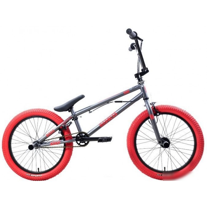 Stark Madness BMX 3 2025 (темно-серый матовый/красный)