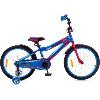 Детский велосипед Favorit Biker 20 BIK-20BR (синий/красный)