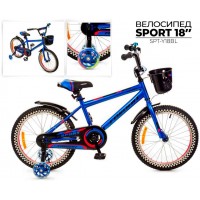 Детский велосипед Favorit Sport 18 SPT-Y18BL (синий)