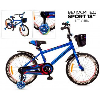 Детский велосипед Favorit Sport 18 SPT-Y18BL (синий)