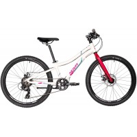 Велосипед Novatrack Novara 6.D 2025 24AHD.NOVARA.10WT5 (белый)