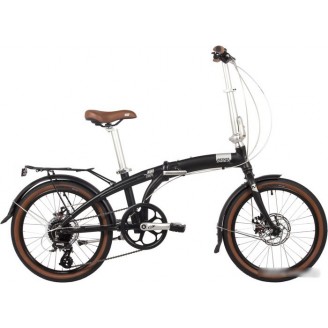 Велосипед Novatrack Town alloy 8 D 2024 (черный)