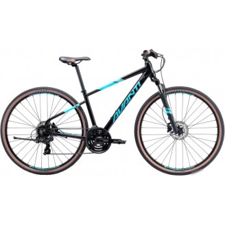 Велосипед Avanti X-Plorer 1W S 2025 (черный/голубой)