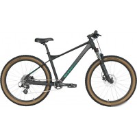 Велосипед Stark Hunter 27.2 HD L 2025 (черный матовый/сине-изумрудный)