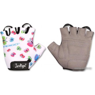 Перчатки Indigo Butterfly IN181 (3XS, белый)