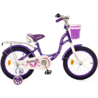 Детский велосипед Favorit Butterfly 16 BUT-16PR (фиолетовый)