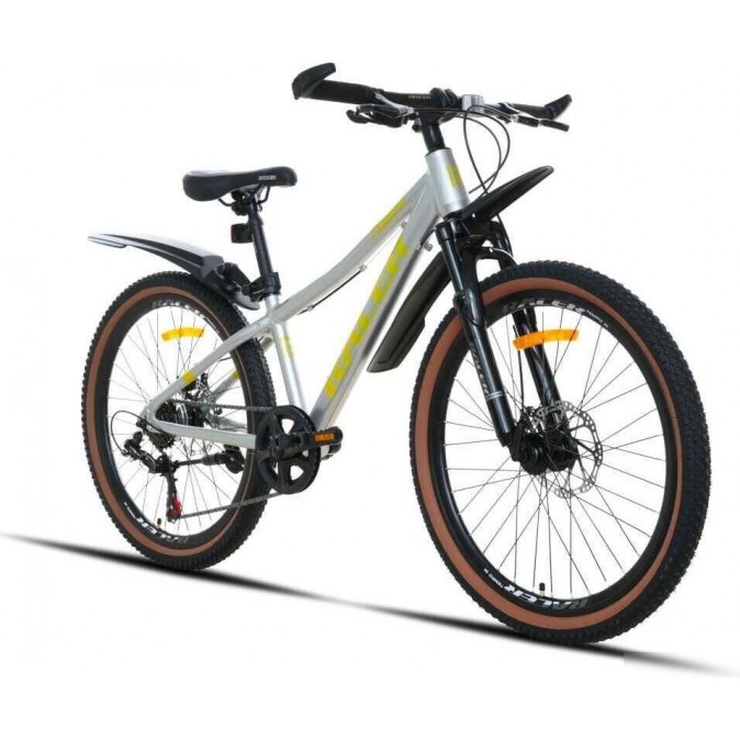 Racer Tempo 24 2025 (серебристый/желтый)