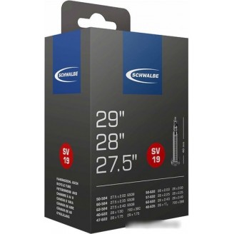 Велокамера Schwalbe SV19 40/62-584/635 27.5x2.00-2.35 / 29x1.75-2.40 [10430343]
