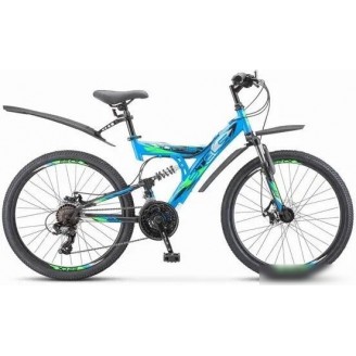 Велосипед Stels Focus MD 18-sp 24 V010 2025 (синий/черный)