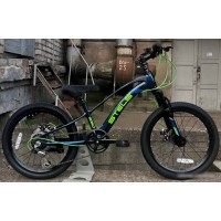 Детский велосипед Stels Leader 230 MD 2024 (темно-синий/черный)