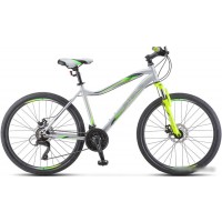 Велосипед Stels Miss 5000 MD 26 V020 р.18 2023 (серебристый/салатовый)