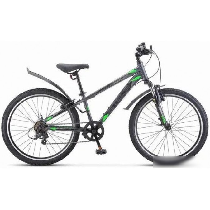 Stels Turbo 400 V 2025 (темно-серый/зеленый)
