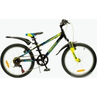 Детский велосипед Favorit Mateo 20VA MAT20V10BK-AL (черный/желтый)