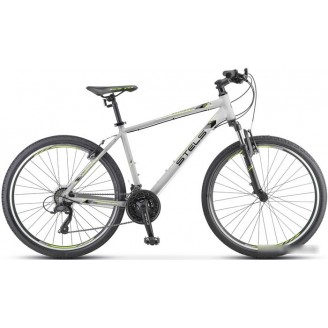 Велосипед Stels Navigator 590 V 26 K010 р.16 2023 (серый/салатовый) Велосипед Stels Navigator 590 V 26 K010 р.16 2023 (серый/салатовый)