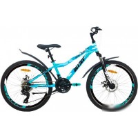 Велосипед AIST Rosy Junior 2.1 2024 (голубой/белый)