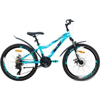 Велосипед AIST Rosy Junior 2.1 2024 (голубой/белый)