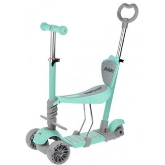 Трехколесный самокат Moby Kids Pony 3 в 1 641447 (мятный)
