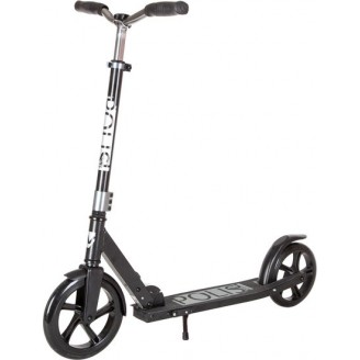 Двухколесный детский самокат Novatrack Polis 230 Pro 230.POLIS.SL22 (серебристый)