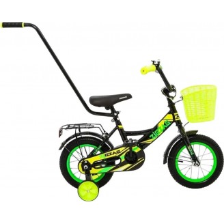Детский велосипед Zigzag Classic 12 ZG-1201 (черный/желтый)