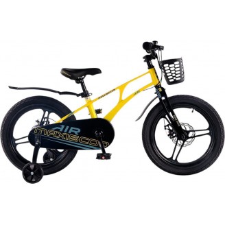 Детский велосипед Maxiscoo Air Pro 18 2025 MSC-A1841P (желтый матовый, разобранный