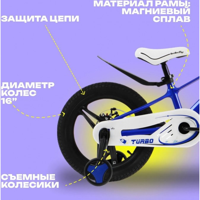 Nameless Bibitu Turbo 16 (синий/белый, разобранный)