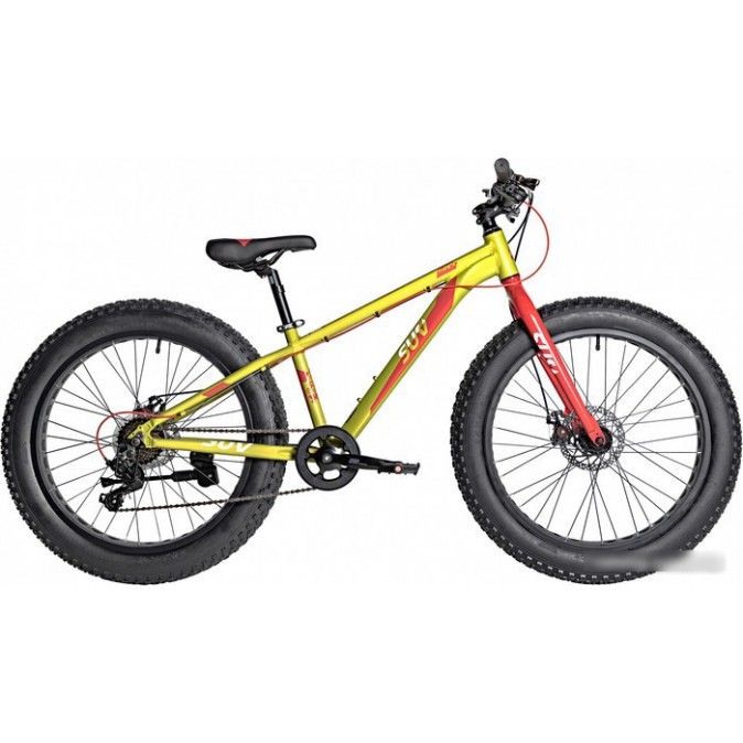 Novatrack Fatbike 24 2024 24AHD.SUV.13GN4 (зеленый)