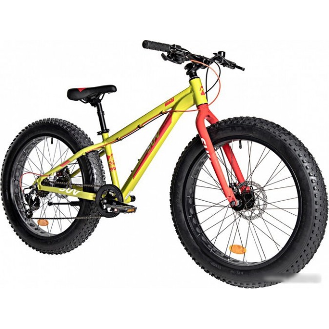 Novatrack Fatbike 24 2024 24AHD.SUV.13GN4 (зеленый)