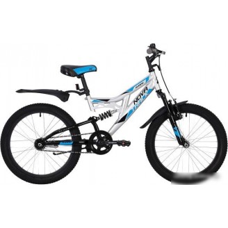 Детский велосипед Novatrack Shark 20 20SS1V.SHARK.SL20 (серебристый/черный, 2020) Детский велосипед Novatrack Shark 20 20SS1V.SHARK.SL20 (серебристый/черный, 2020)