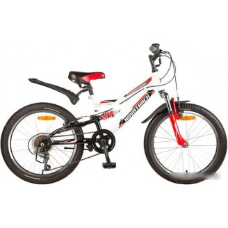Детский велосипед Novatrack Shark 20 20SS6V.SHARK.WT20 (белый/красный, 2020) Детский велосипед Novatrack Shark 20 20SS6V.SHARK.WT20 (белый/красный, 2020)