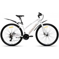 Велосипед Racer Alpina Lady 28 2025 (белый глянец)